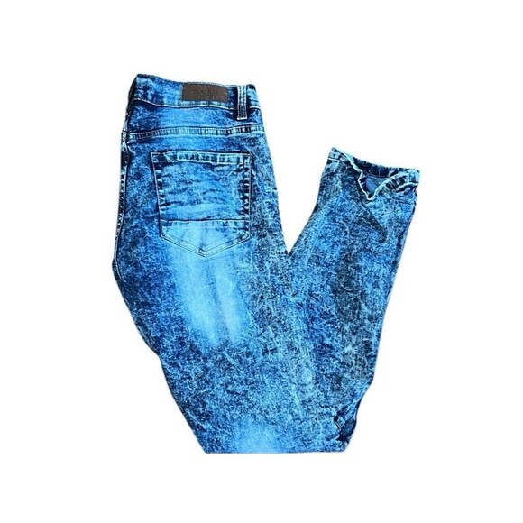 Track 23 Intelligent Design Distressed Moto Streetwear Skinny Jeans Men’s 34x32